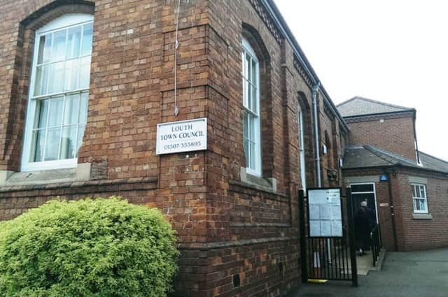 Louth Town Council's headquarters in Eastgate.