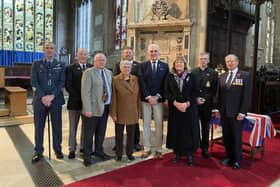The presentation event at St Denys' Church, Sleaford.