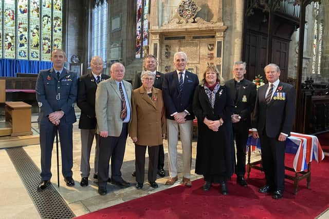 The presentation event at St Denys' Church, Sleaford.