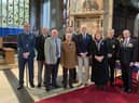 The presentation event at St Denys' Church, Sleaford.