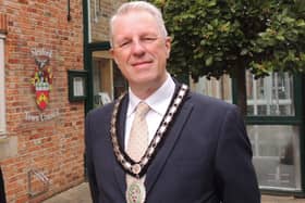 Mayor of Sleaford, Coun Robert Oates. EMN-211220-095542001