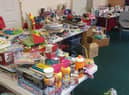Donations for the  Christmas Stocking Appeal at Spilsby Christian Fellowship Church.
