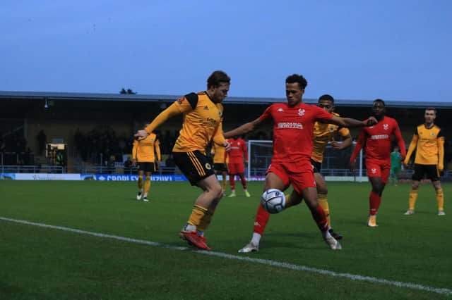Jordan Preston came on to face Kidderminster. Photo: Oliver Atkin