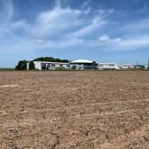 The site of the new business park extension in Skegness.