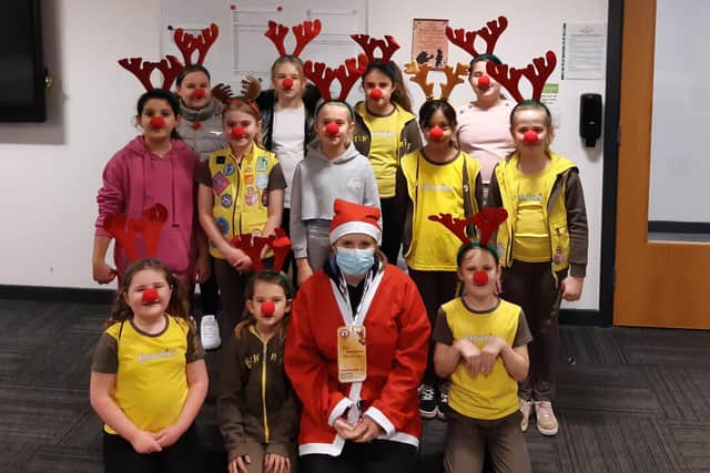 Members of the 3rd Skegness Brownies raised £128 for charity by taking part in Rudy's Run.