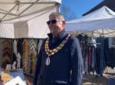 Spilsby Mayor Coun Terry Taylor happy to see the market reopening in town in April.