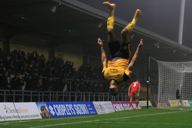 Boston United 4 Kidderminster Harriers 1. Photo: Oliver Atkin