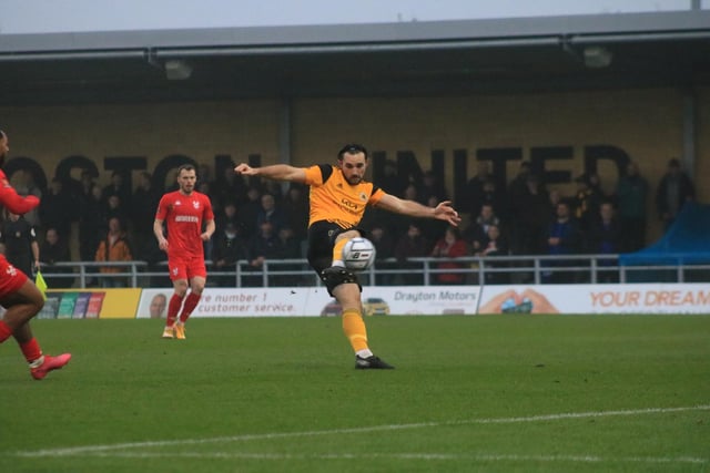 Boston United 4 Kidderminster Harriers 1. Photo: Oliver Atkin