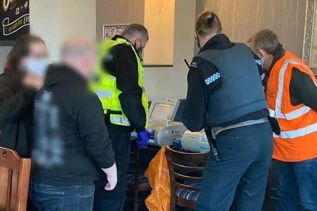 Operation California saw customers at bars in the area being drugs tested.