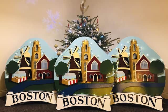 The fresh new town signs will welcome people to Boston.