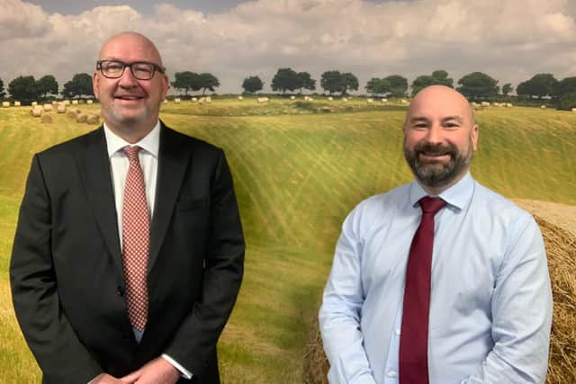 New Deputy Police and Crime Commissioner Phil Clark, with Lincolnshire's PCC Marc Jones. EMN-211221-160552001