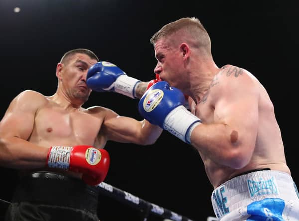 Callum Johnson beat Server Emurlaev in October. Photo: Getty Images