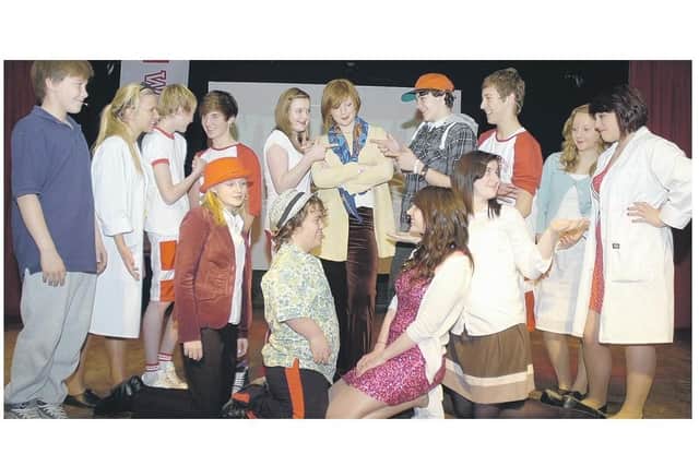 Sir William Robertson High School pupils, ready to stage High School Musical.