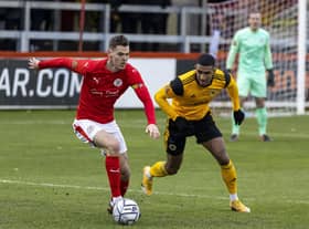 Boston beat Brackley 2-1 in the FA Trophy earlier this season. Photo: Glenn Alcock