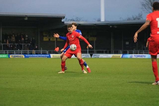 Boston United 1 Brackley Town 3. Photo: Oliver Atkin