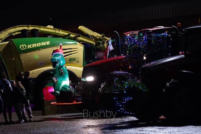 Photos from Louth's Christmas Charity Tractor Road Run
