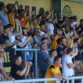 Boston United fans returned to the terraces this summer. Photo: Oliver Atkin