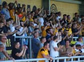 Boston United fans returned to the terraces this summer. Photo: Oliver Atkin
