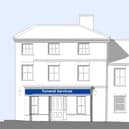 A visual of how Horncastle's new Co-op funeral home will look. EMN-211230-111638001