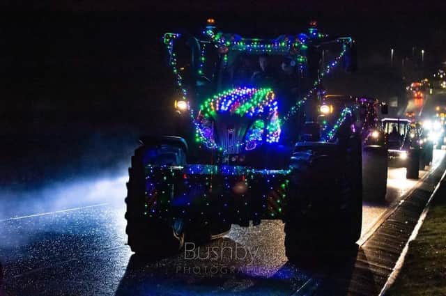 Photos from Louth's Christmas Charity Tractor Road Run