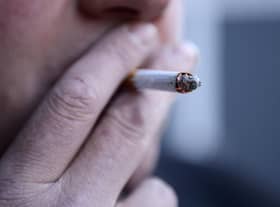 Stop smoking ... one of three New Year's resolutions suggested by NHS Lincolnshire CCG.