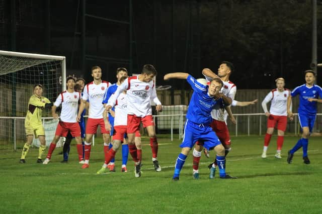 Skegness and Boston drew 2-2 in October. Photo: Oliver Atkin