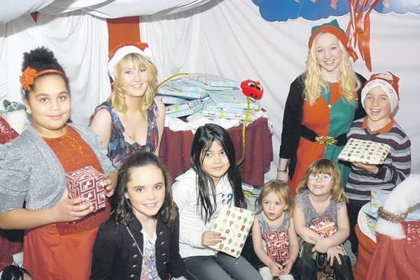Festive scenes at Sleaford Golf Club's children's Christmas party.