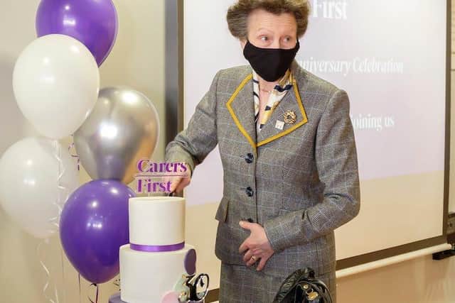 Her Royal Highness The Princess Royal at Carers First's 30th birthday. EMN-220501-093930001