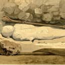 A picture of William Lynwode’s coffin