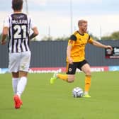 Paul Green in action for Boston United against Spennymoor. Photo: Oliver Atkin