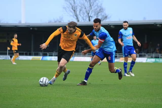 United fell behind to Alfreton on Sunday. Photo: Oliver Atkin