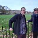 Richard O’Smith pictured with antiques dealer James Braxton on the BBC1 show.