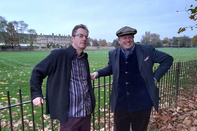 Richard O’Smith pictured with antiques dealer James Braxton on the BBC1 show.
