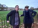 Richard O’Smith pictured with antiques dealer James Braxton on the BBC1 show.