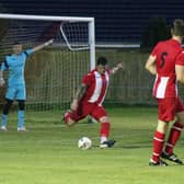 Horncastle Town pulled off a shock result. Photo: Oliver Atkin