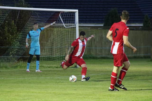 Horncastle Town pulled off a shock result. Photo: Oliver Atkin