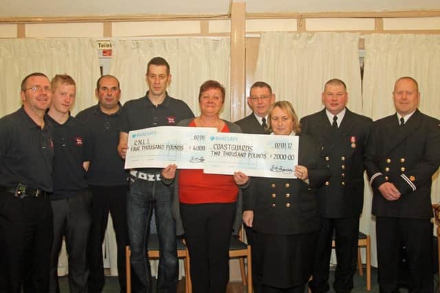 Two donations to life-saving causes 10 years ago.