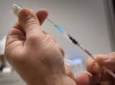 Victoria Medical Centre (VMC) Vaccination Clinic inside The Beacon shopping centre in Eastbourne.

Pfizer-BioNTech COVID-19 vaccine
Covid Vaccine SUS-210901-143721001
