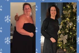 Jo West joined Tattershall Slimming World group and dropped from a size 18 to size 10. EMN-220113-120554001