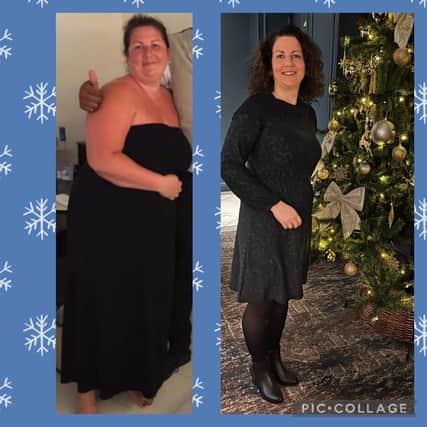 Jo West joined Tattershall Slimming World group and dropped from a size 18 to size 10. EMN-220113-120554001