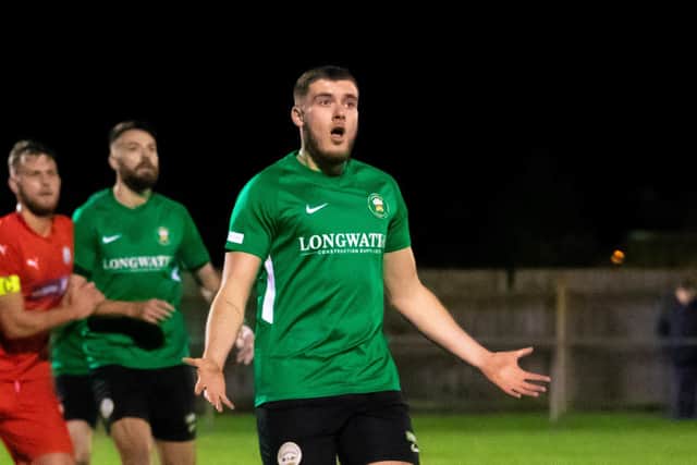 Jacob Fenton found the net against Long Eaton earlier this season. Photo: Craig Harrison