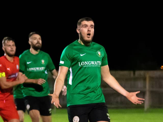 Jacob Fenton found the net against Long Eaton earlier this season. Photo: Craig Harrison