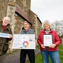Hemingby church committee members Colin Thorton, David Dean and Alison Fairchild EMN-220113-113051001