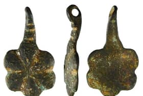 The medieval pendant which was discovered at Binbrook and recorded by the Finds Liason Officer at North Lincolnshire Museum