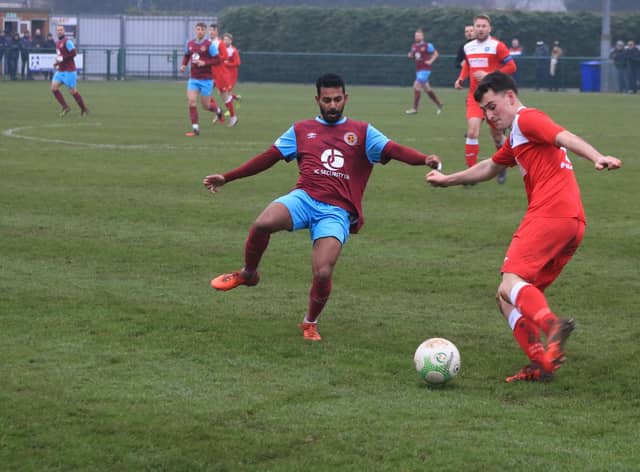 Deeping Rangers v Boston Town. Photo: Oliver Atkin