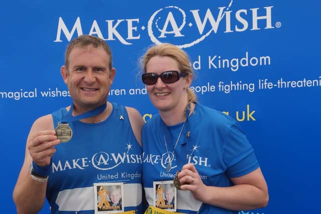 Simon and Donnsa Cross have done fundraising events for Make a Wish UK. EMN-220117-144905001