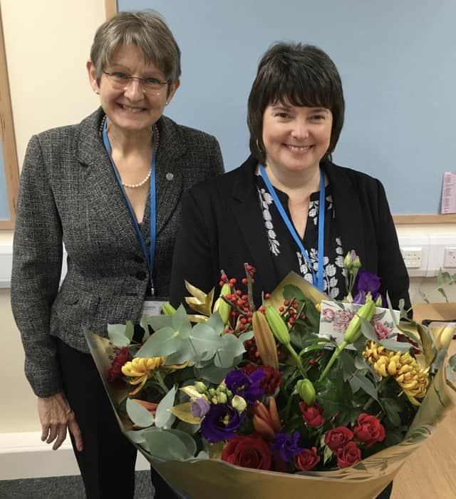 HET Former Chief Financial Officer and Deputy CEO Sandra James (right) has taken over the role from Heather Payne. EMN-220117-110543001