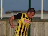 Ollie Pinner scored for Wyberton. Photo: Oliver Atkin