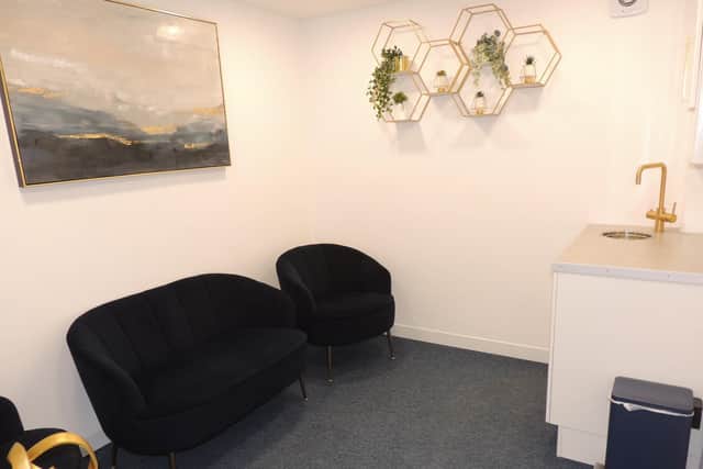 A plush waiting area at the new Sleaford clinic. EMN-220124-124734001