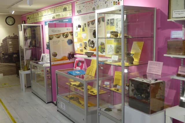 Inside the new-look Sleaford Museum.
